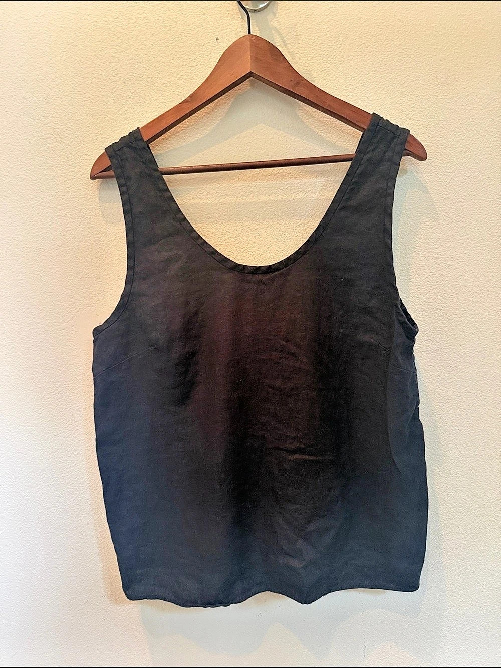 Evelane Black Tank Top Size 12